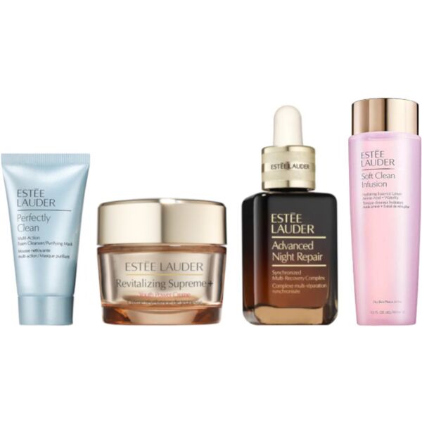 estee lauder advanced night repair synchronized multi-recovery complex - siero confezione 30 ml siero viso + 30 ml crema viso giorno + 30 ml detergent