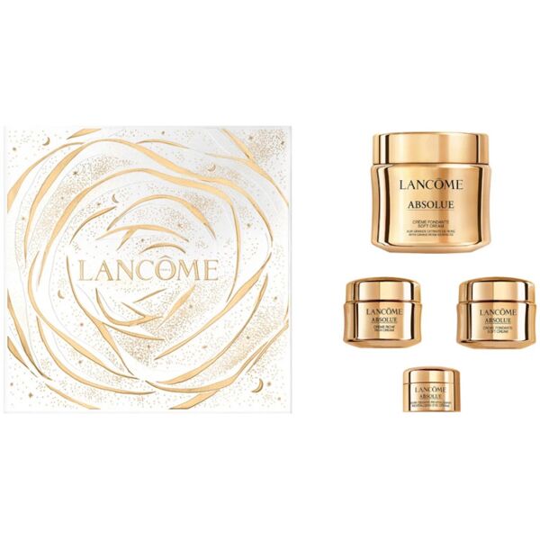 lancome absolue crème fondante soft cream confezione 50 ml + 15 ml crema viso giorno + 5 ml crema occhi + 15 ml crema viso giorno ricca