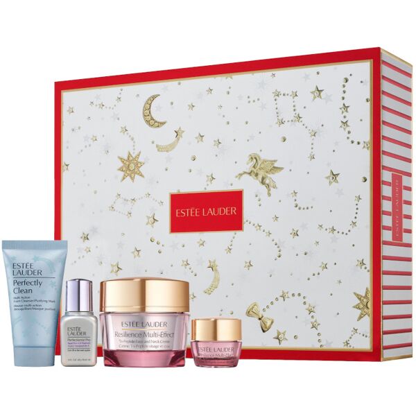 estee lauder resilience multi-effect face and neck spf 15 - pelle normale / mista confezione 50 ml crema viso giorno + 30 ml detergente viso + 15 ml s