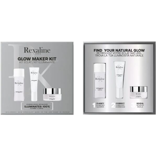 rexaline glow maker kit 20 ml crema viso + 10 ml siero viso + 50 ml tonico viso