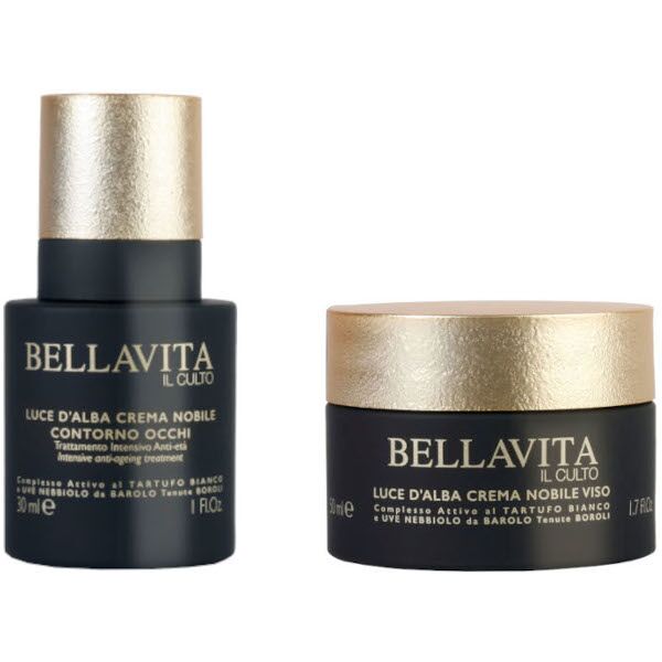 bellavita il culto luce d'alba - crema nobile viso confezione 50 ml crema viso + 30 ml crema contorno occhi