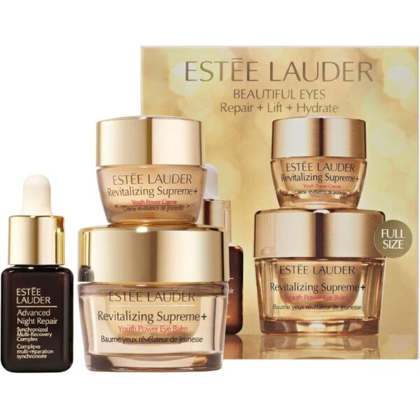 estee lauder revitalizing supreme + youth power eye balm confezione 15 ml crema occhi + 7 ml crema viso + 7 ml siero viso