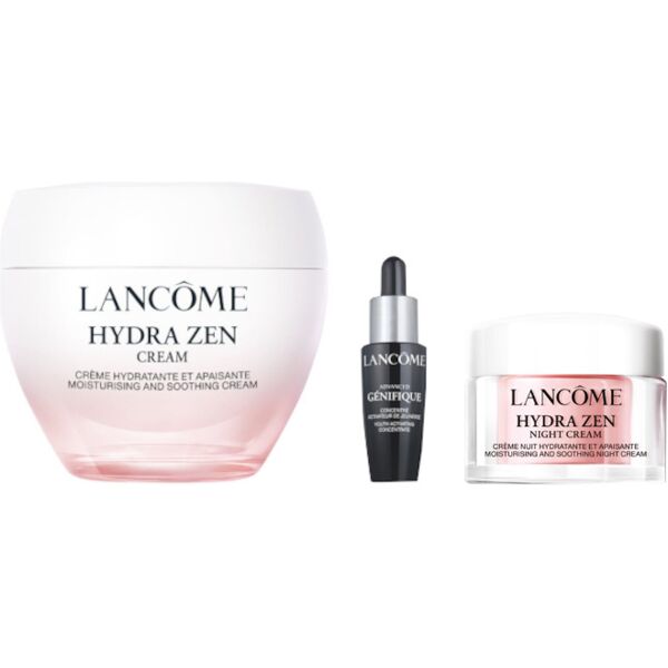 lancome hydra zen créme jour pelli normali confezione 50ml crema viso giorno + 10ml siero viso + 15ml crema viso notte