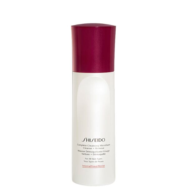 shiseido global line complete cleansing microfoam cleanse + remove 180 ml