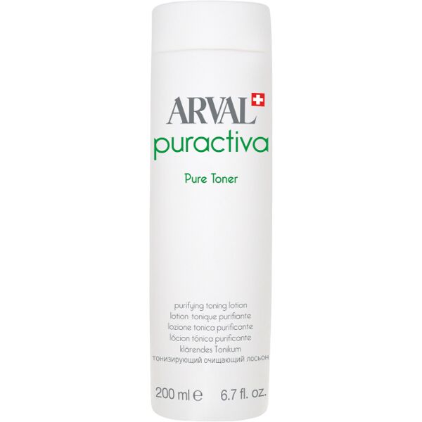 arval puractiva - pure toner - lozione tonica purificante 200 ml