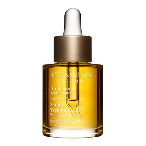 clarins aroma huile santal - pelle secca o arrossata 30 ml