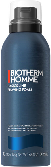 biotherm basics line shaving foam - uomo 200 ml