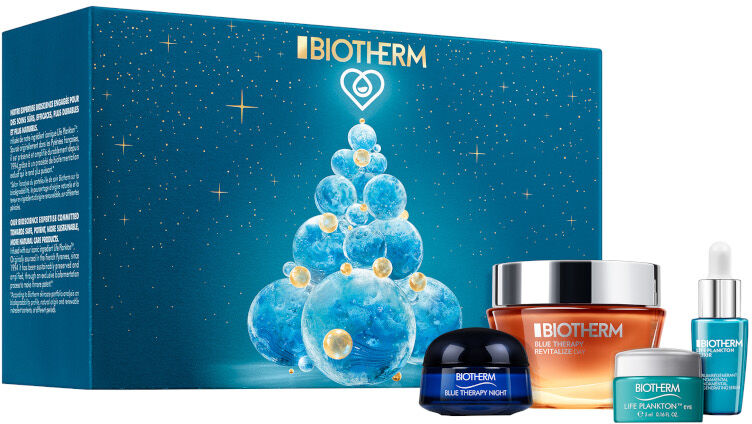 biotherm blue therapy amber revitalize day - crema viso giorno rivitalizzante confezione 50 ml crema viso giorno + 15 ml crema viso notte + 7 ml siero