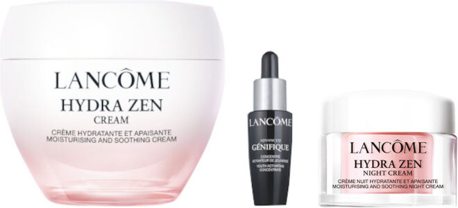 lancome hydra zen créme jour pelli normali confezione 50ml crema viso giorno + 10ml siero viso + 15ml crema viso notte