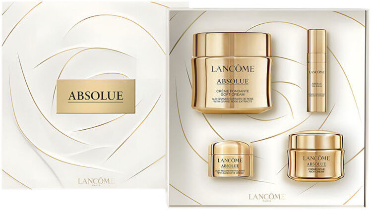 lancome absolue crème fondante soft cream confezione 60 ml crema viso giorno + 5 ml crema occhi + 15 ml crema viso giorno ricca + 5 ml siero viso