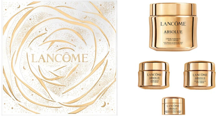 Lancome Absolue Crème Fondante Soft cream Confezione 50 ML + 15 ML Crema Viso Giorno + 5 ML Crema Occhi + 15 ML Crema Viso Giorno Ricca