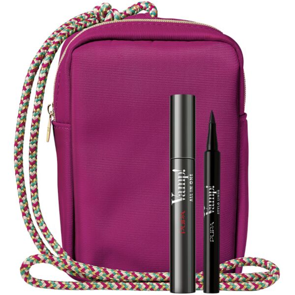 pupa mascara vamp! all in one & vamp! stylo liner cofanetto mascara + stylo liner