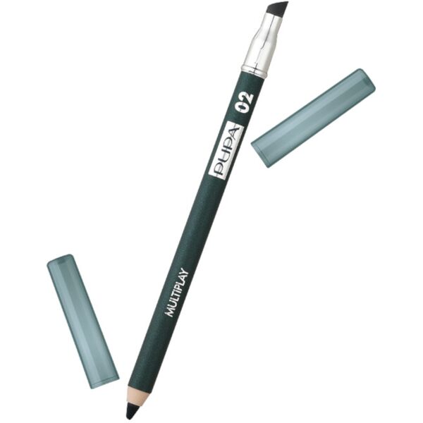 pupa multiplay -  matita occhi triplo uso: eyeliner, ombretto, kajal n. 09 deep black