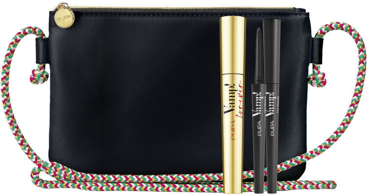 pupa mascara vamp! forever & vamp! eye pencil cofanetto mascara + matita occhi 2 in 1