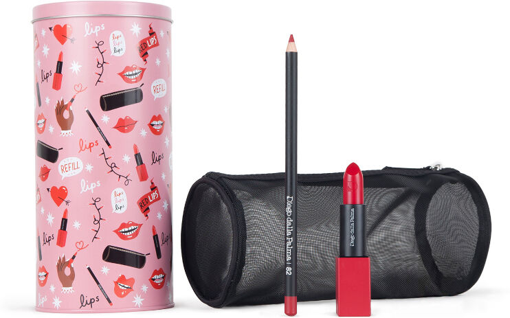 diego dalla palma il rossetto creamy refill confezione rossetto refill + cover refill + matita labbra