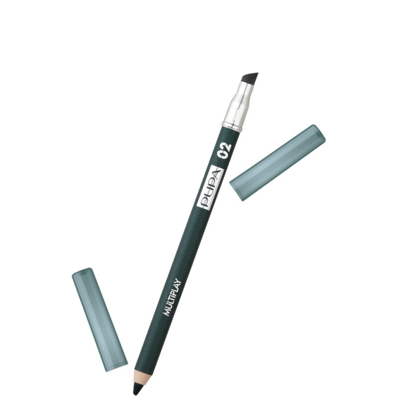 pupa multiplay -  matita occhi triplo uso: eyeliner, ombretto, kajal n. 17 elm green