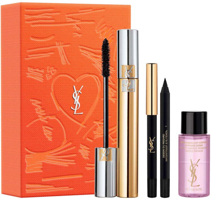 Yves Saint Laurent Mascara Volume Effet Faux Cils Set - Cofanetto Occhi Mascara Volume Effet Faux Cils 7,5ml + Mini Matita Occhi 0,8gr + Mini Bifasico