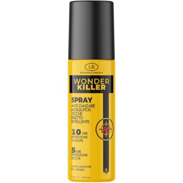 lr wonder company wonderkiller spray anti-zanzare 75 ml