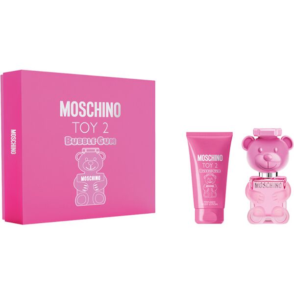 moschino toy 2 bubble gum confezione 30 ml eau de toilette + 50 ml body lotion