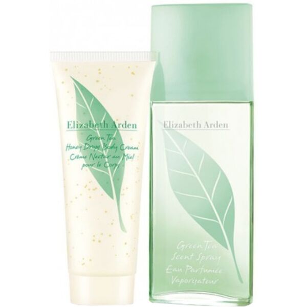 elizabeth arden green tea confezione 100 ml eau de toilette + 100 ml honey drops body cream