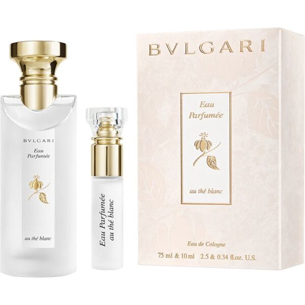 bulgari eau parfumée au thé blanc confezione 75 ml eau de cologne + 10 ml eau de cologne