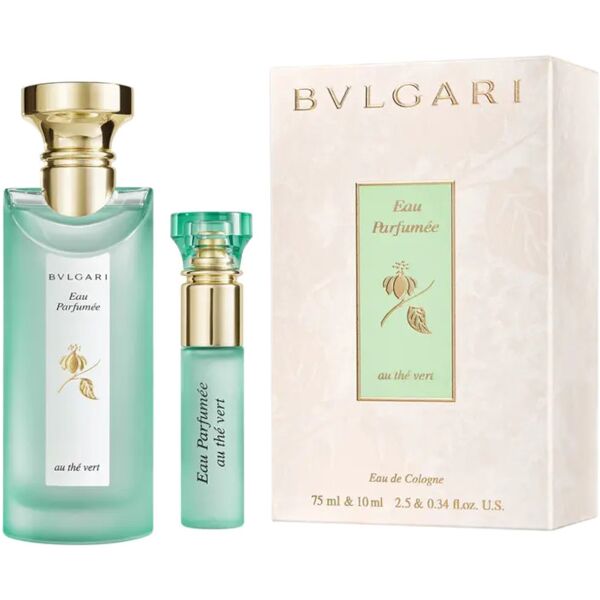 bulgari eau parfumée au thé vert confezione 75 ml eau de cologne + 10 ml eau de cologne