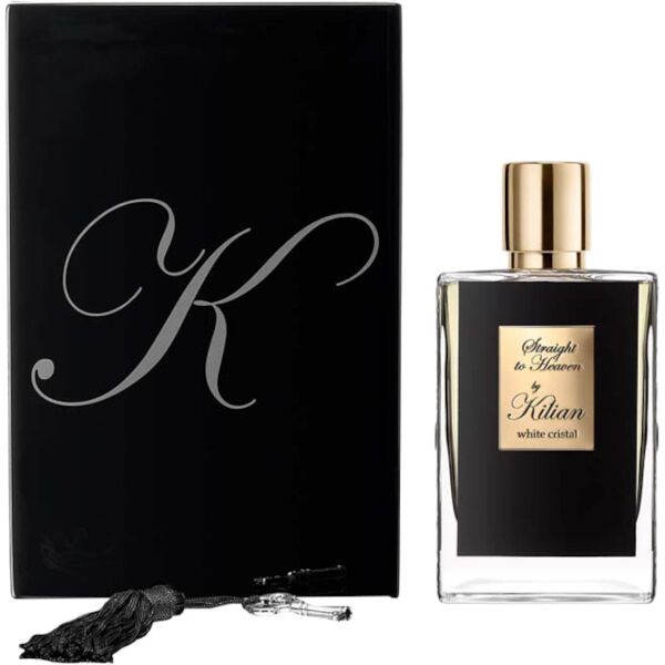 kilian paris kilian paris straight to heaven, white cristal 50 ml refillable spray & coffret