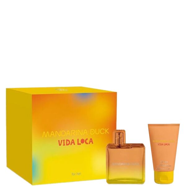 mandarina duck vida loca for her confezione 100 ml eau de toilette + 50 ml body lotion