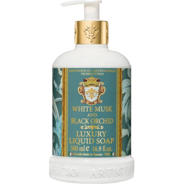 saponificio artigianale fiorentino white musk and black orchid 500 ml