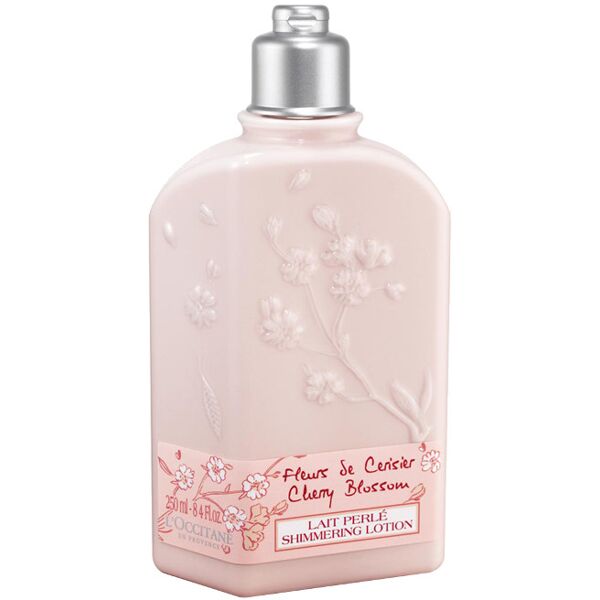 l'occitane en provence fleurs de cerisier cherry blossom - lait perlé - latte corpo 250 ml