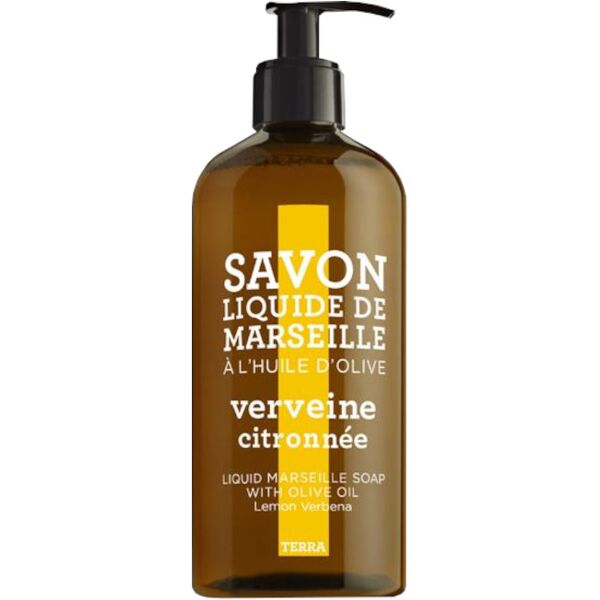 compagnie de provence terra - verveine citronnée savon liquide de marseille 500 ml