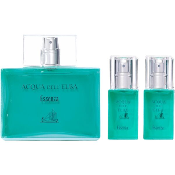 acqua dell'elba acqua dell'elba essenza uomo confezione 100 ml eau de parfum + 2 da 15 ml eau de parfum