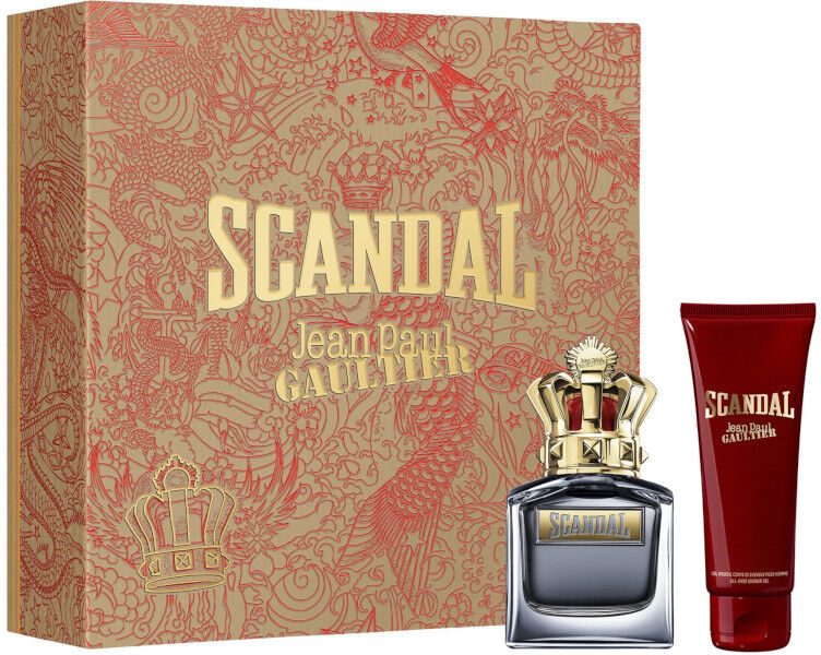 jean paul gaultier scandal for him cofanetto 50 ml eau de toilette + 75 ml shower gel