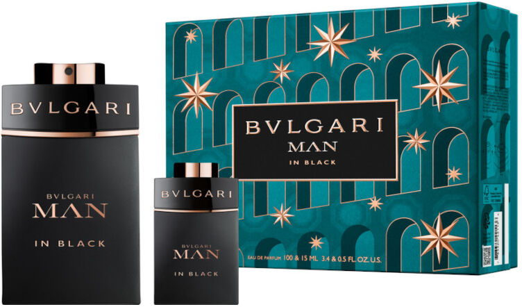 bulgari man in black confezione 100 ml eau de parfum + 15 ml eau de parfum