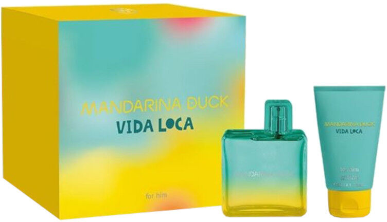 mandarina duck vida loca for him confezione 100 ml eau de toilette + 50 ml shower gel