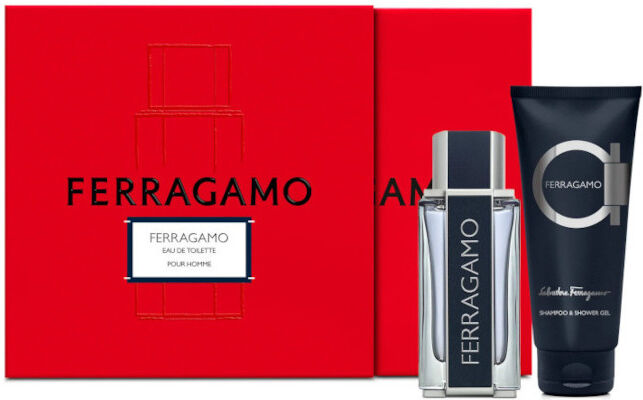 salvatore ferragamo ferragamo confezione 50 ml eau de toilette + 100 ml shower gel