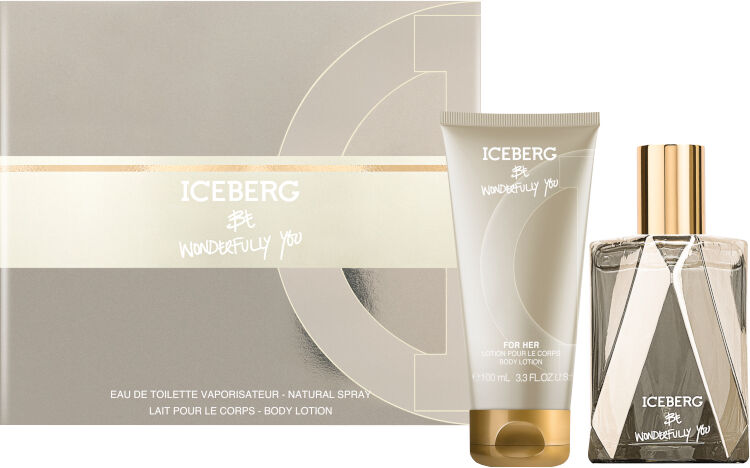 iceberg be wonderfully you confezione 100 ml eau de toilette + 100 ml body lotion