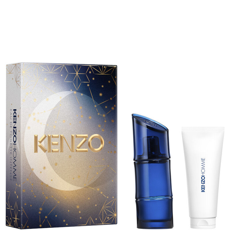kenzo homme edt intense confezione 60 ml eau de toilette intense + 75 ml gel doccia