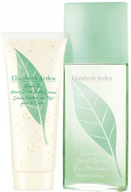 elizabeth arden green tea confezione 100 ml eau de toilette + 100 ml honey drops body cream