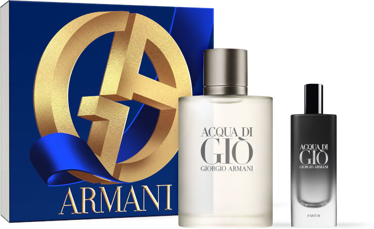 armani acqua di giò pour homme cofanetto 100 ml eau de toilette + 15 ml parfum