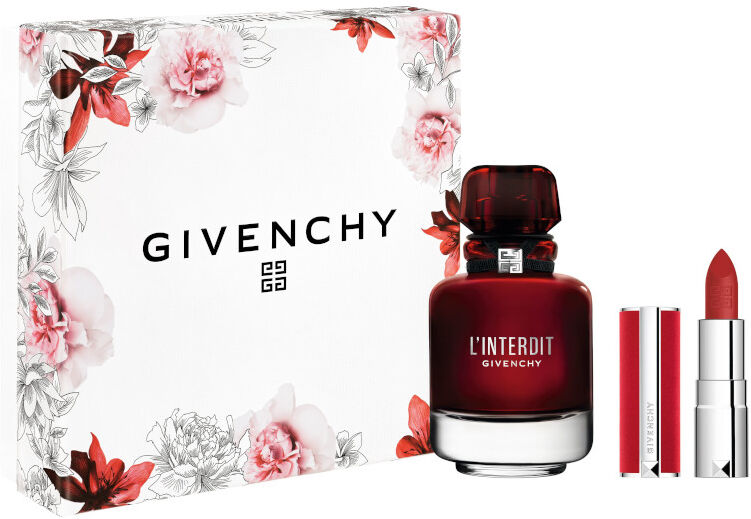 givenchy l'interdit edp rouge confezione 50 ml eau de parfum 50 + mini le rouge deep velvet n37