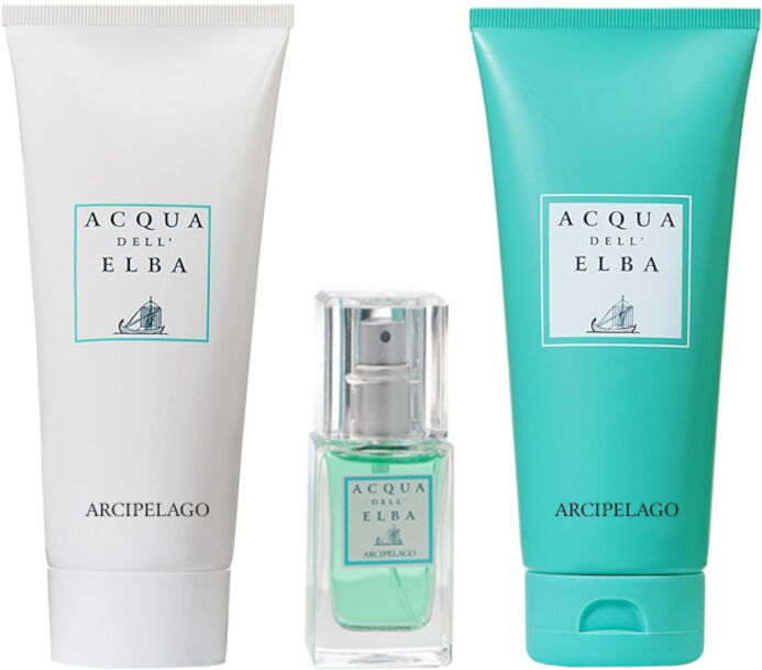 acqua dell'elba acqua dell'elba arcipelago uomo edp confezione 15 ml eau de parfum + 200 ml gel doccia shampoo + 200 ml crema corpo