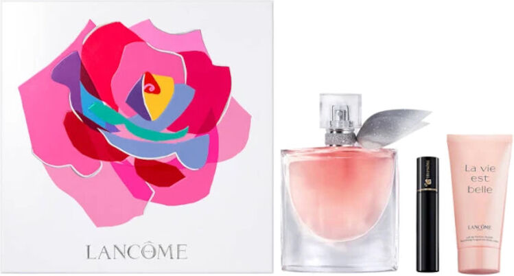 Lancome La Vie est belle Eau de Parfum Confezione 50 ML Eau de Parfum + 50 ML Body Lotion + Mini Mascara Black