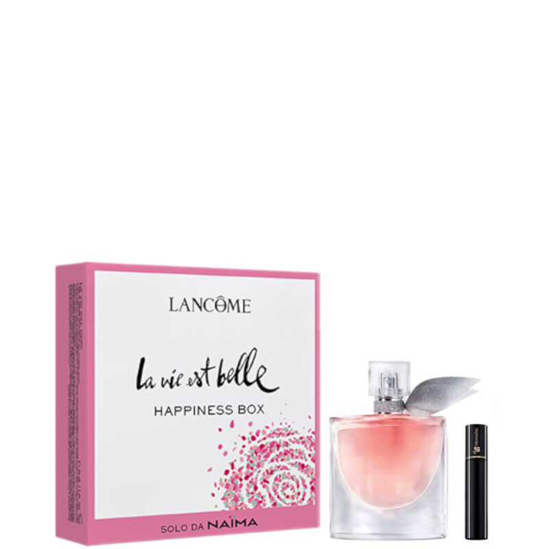 Lancome La Vie est belle Eau de Parfum Refillable Hppiness Box 50 ML Eau de Parfum + mini mascara Hypnose nero