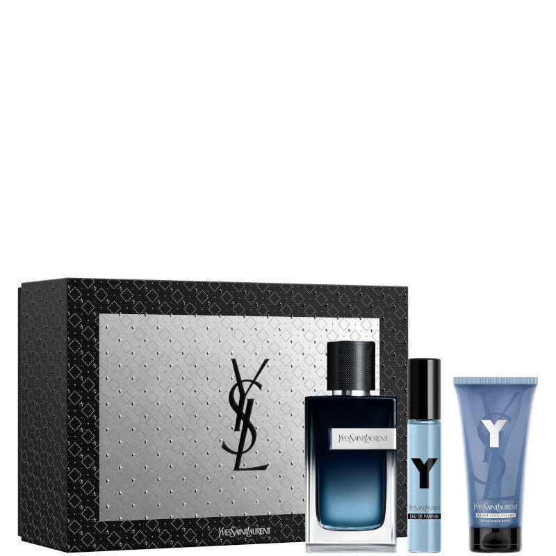 Yves Saint Laurent Y Men EDP Confezione 100 ML Eau de Parfum + 50 ML Balm After Shave + 10 ML Mini Y Eau de Parfum