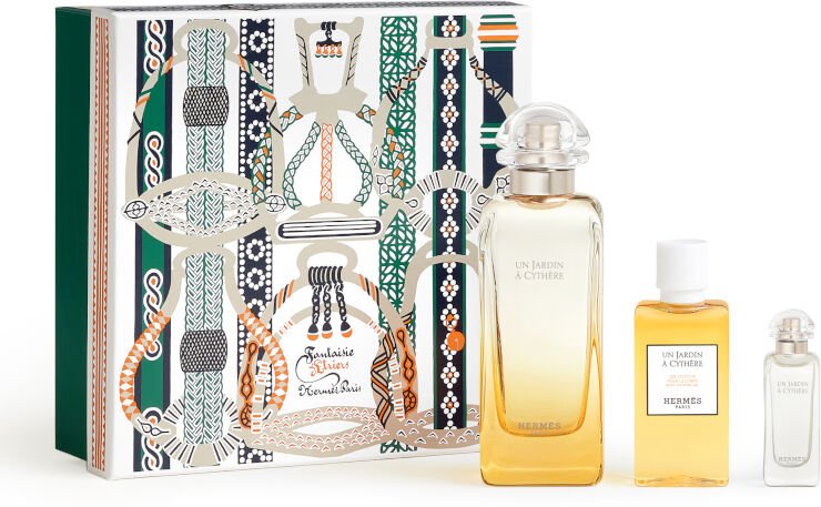 HERMÈS Un Jardin à Cythère Cofanetto 100 ML Eau de Toilette + 12,5 ML Eau de Toilette mignon + 40 ML Gel Doccia