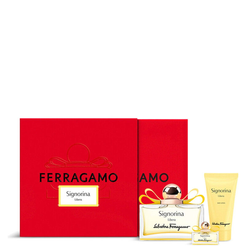 Salvatore Ferragamo Signorina Libera Confezione 100 ML Eau de Parfum + 50 ML Body Lotion + 5 ML Eau de Parfum miniatura