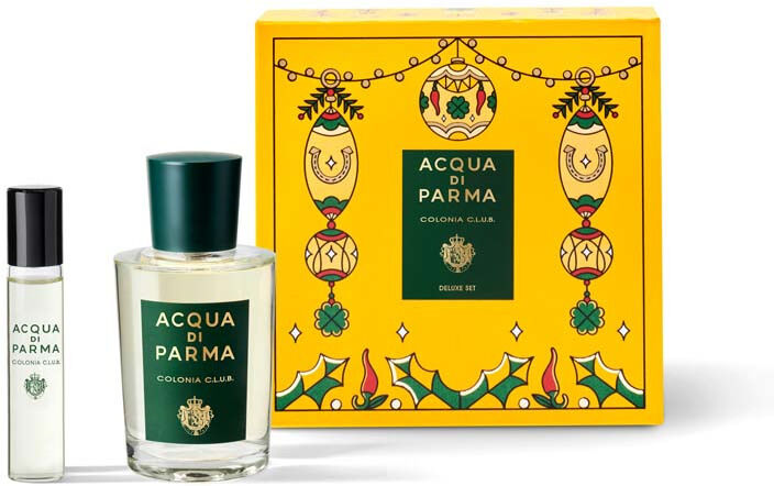 Acqua di Parma Colonia C.L.U.B. Delux Set 100 ML Eau de Cologne + 12 ML Eau de Cologne Travel Spray