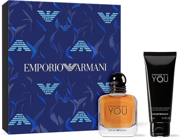 Emporio Armani Stronger With You Confezione 50 ML Eau de Toilette + 75 ML Shower Gel