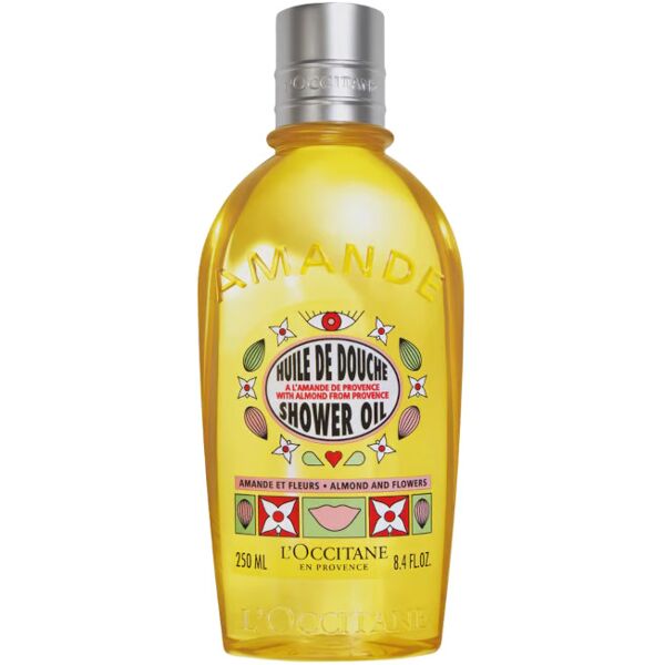 l'occitane en provence amande - huile de douche - olio doccia edizione limitata 250 ml